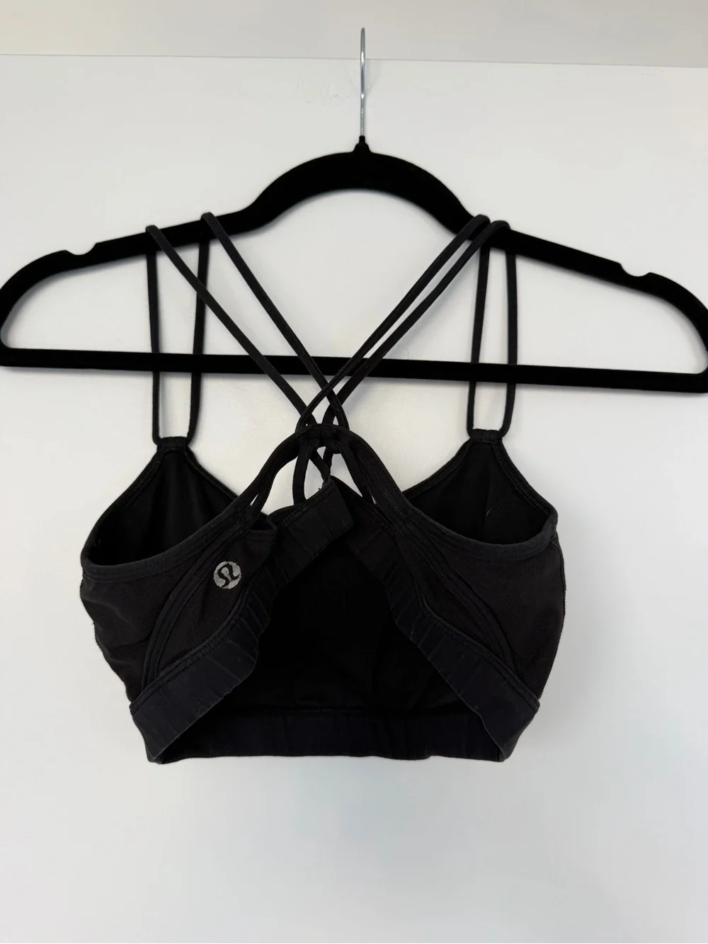 Lululemon Black Strappy Women's Sports Bra